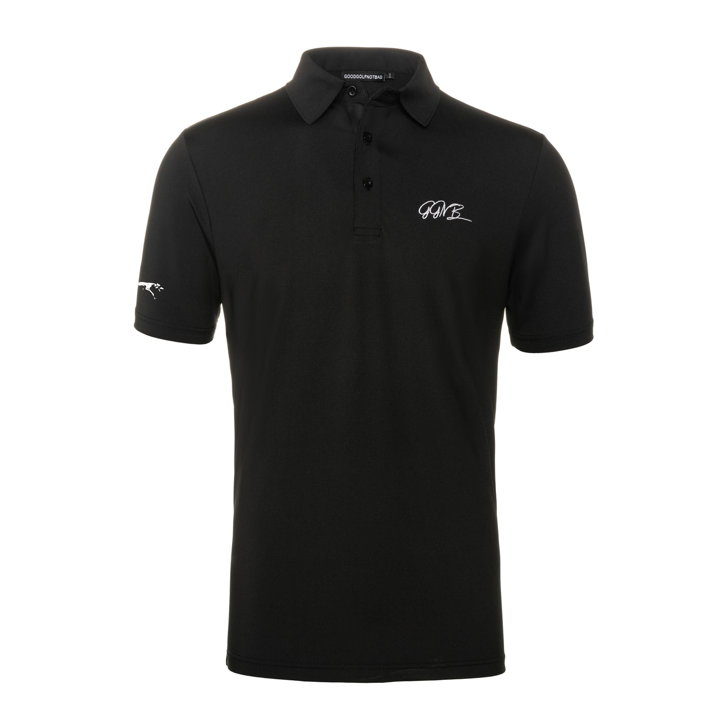 The Black Golf Polo