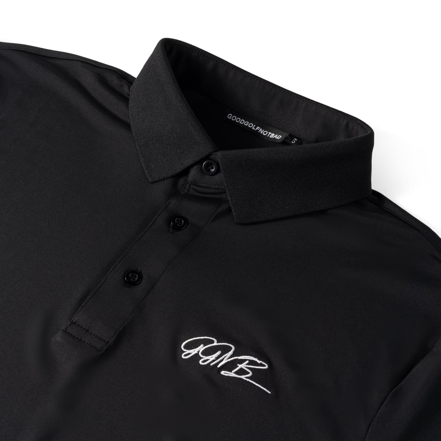 The Black Golf Polo