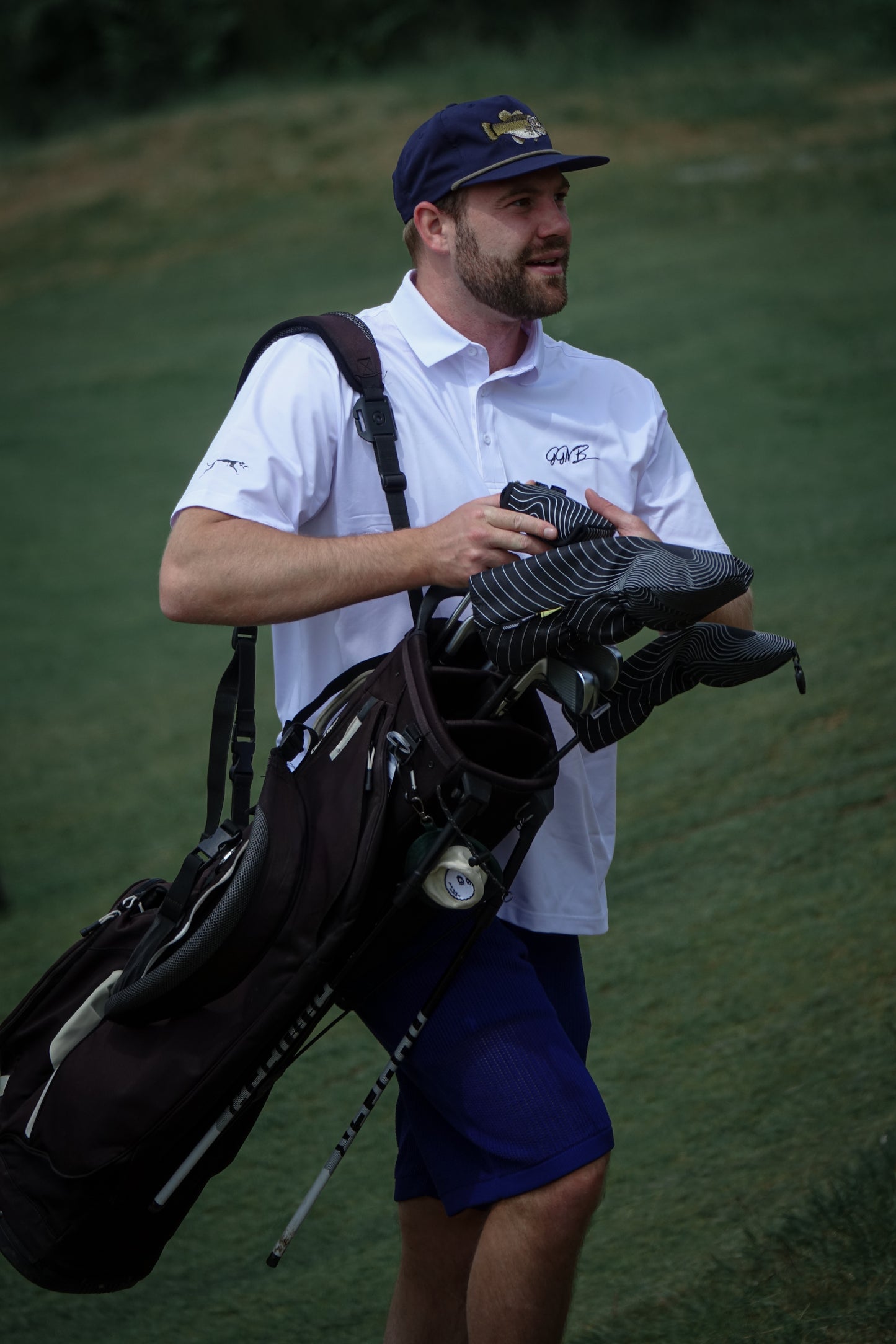 The White Golf Polo
