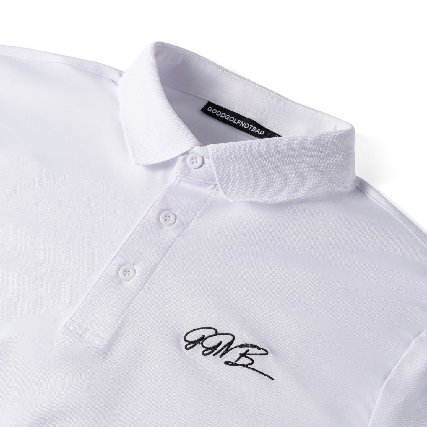 The White Golf Polo