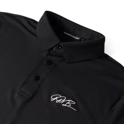 The Black Golf Polo
